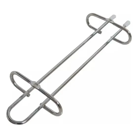 Copero Porta Copas Recto Colgante Cromado Soldart 30 Cm Cromo