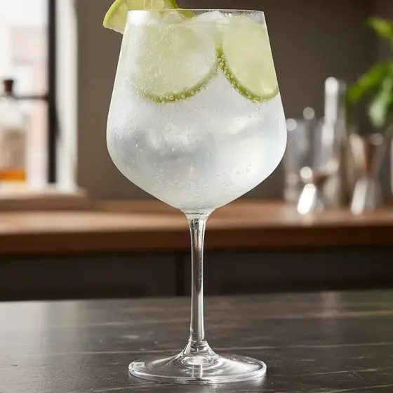 Copón Gin Tonic Premium Cristal Bohemia Strix 600ml Set X 2
