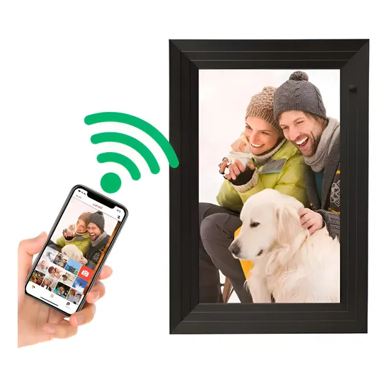 Cuadro De Fotos Digital Wifi 10 Reproduce Fotos Y Videos