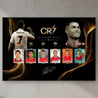 Cuadro Decorativo Figurita De Messi Mundial 2026