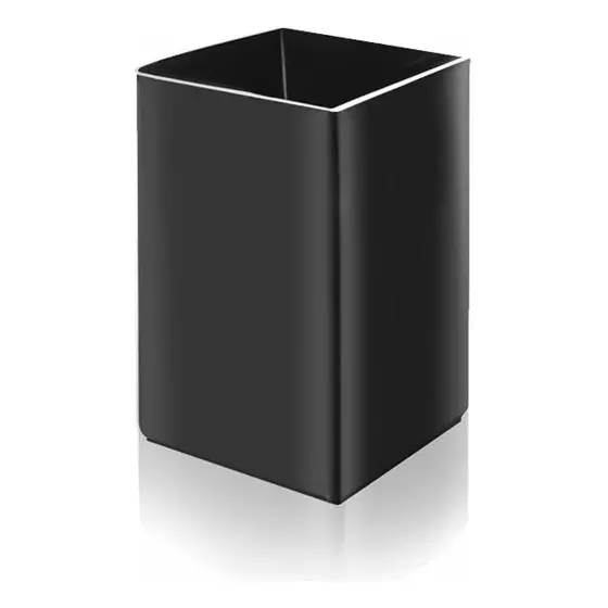 Cubo Porta Lápiz Plástico Lapicero 6,5x6,5x10,5cm
