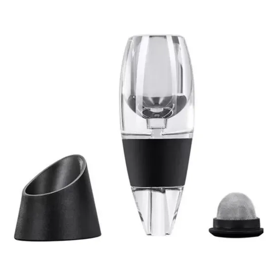 Decantador Aireador Oxigenador De Vinos Con Base Sommelier