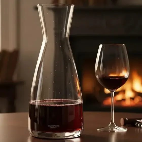 Decantador Bohemia Cristal Alcedo 900cc Botella Para Vino