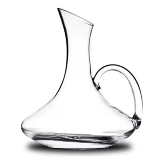 Decantador De Vino Con Manija Vidrio Decanter Vino 1800 Ml
