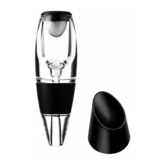 Decantador De Vino Sommelier Aireador Oxigenador Con Base