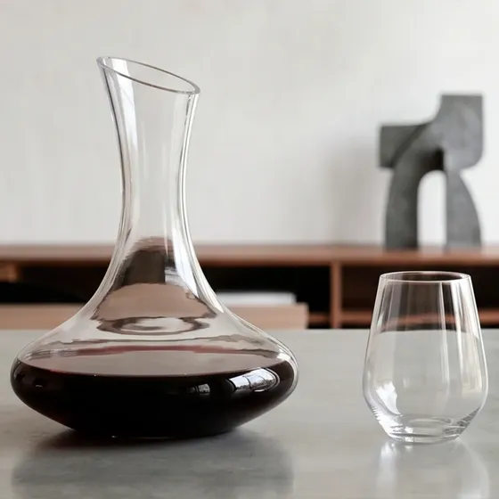 Decantador Vino 1,5 Ltr Aireador Oxigenador Decanter Vidrio