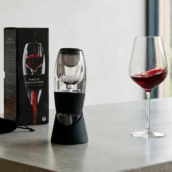 Decantador Vino Aireador Oxigenador Con Base Decanter
