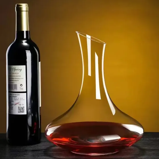 Decantador Vino Vidrio Corte Oblicuo Decanter 1,7lt Diagonal