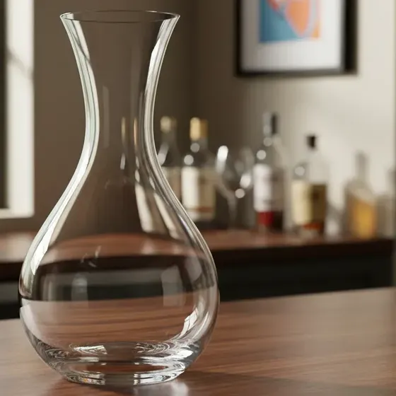 Decanter Botella Vino Cristal Bohemia Bar 1200ml