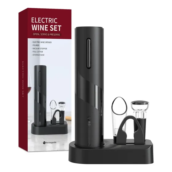 Destapador Eléctrico Accesorios Con Base Carga Usb