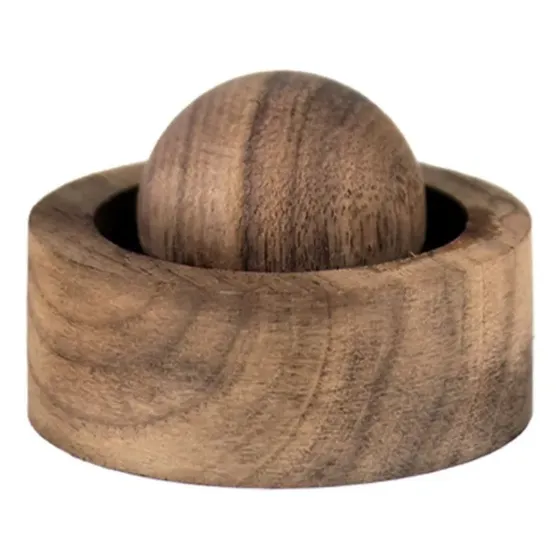 Difusor Aromático Esférico De Madera Para Auto Walnut Wood