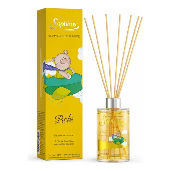 Difusor Saphirus Con Varillas Aromatiza Tu Vida 125ml