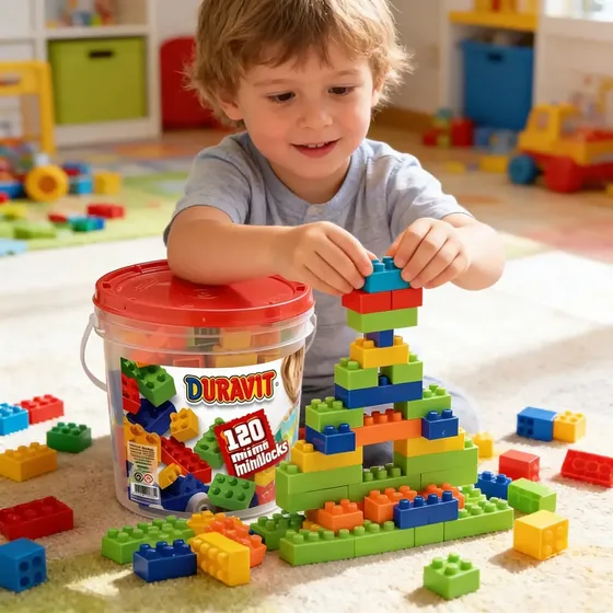 Duravit Didácticos 661 Balde Mini Blocks 120 Piezas
