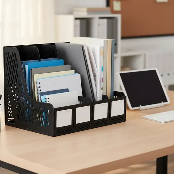 Estante Organizador De Archivos De Escritorio De Gran Capaci