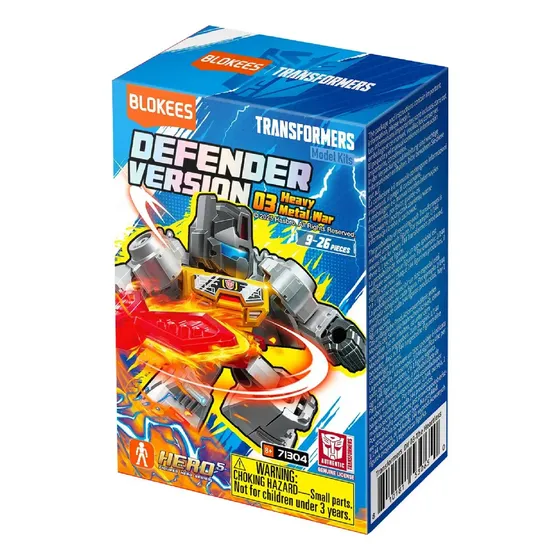 Figura Armable Transformers Galaxy Defender 03 Blokees
