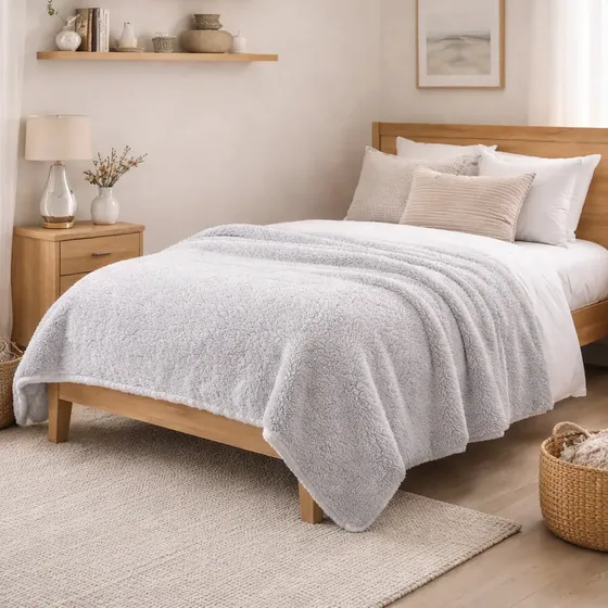 Frazada Manta Corderito King Size Patagonia 280x240 Oferta