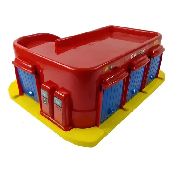 Garage Estacionamiento Juguete Rampa Barrera Para Auto 35x27cm Mega Prince