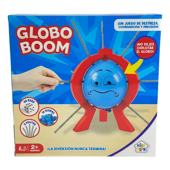 Globo Boom Juego De Mesa Familiar Infantil Kids Club