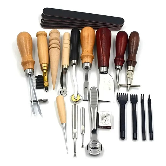 Herramientas Set Para Talabarteria Cuero Marroquineria