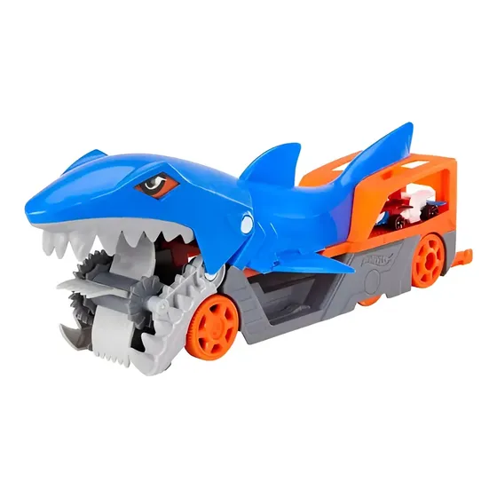 Hotwheels City Remolque Tiburón - Art. Gvg36 Color Azul
