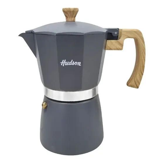Hudson Moka Gris 6 Pocillos Expresso