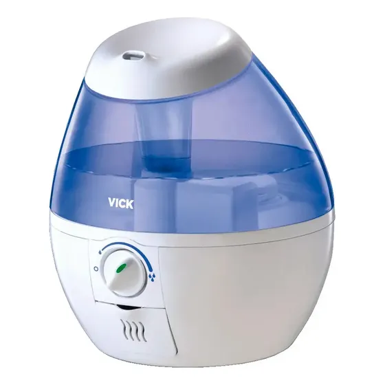 Humidificador Ultrasonico Vick Vul520 De Vapor Frio 1,8 Lts Color Blanco