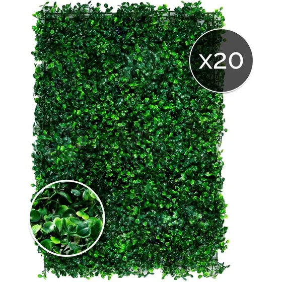 Jardin Vertical Artificial Decoracion Verde Panel 40x60 X 20 Color Panel 40x60 Oscuro