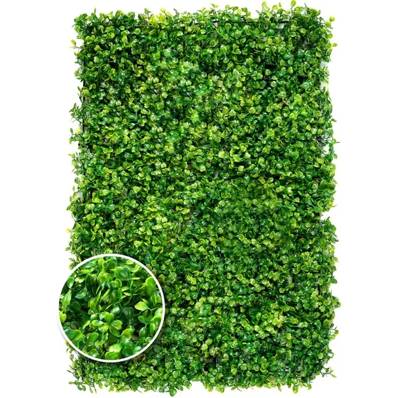 Jardin Vertical Muro Verde Panel Artificial 40x60 X25 Color Panel 40x60 Claro