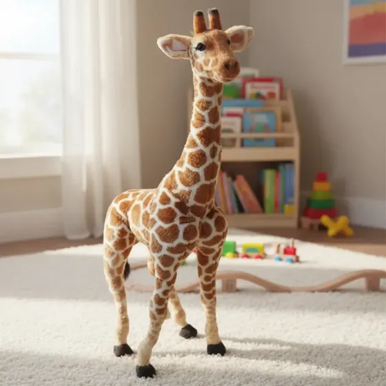 Jirafa Gigante De Peluche Exelente