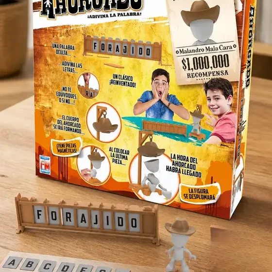 Juego Ahorcado Mtl Juego Mesa Familiar Adivinar Palabras 3d Interactivo 2 Jugadores 15 Minutos Niños 6 Años Educativo Entretenimiento Habili