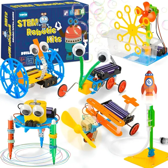 Juego Ciencia Didáctico Robótica Armar Construcción 6 Kits