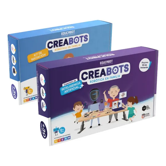 Juego Ciencia Robótica Combo Inteligencia Artificial Creabot Kit Robotica Creabots Combo Inteligencia Artificial