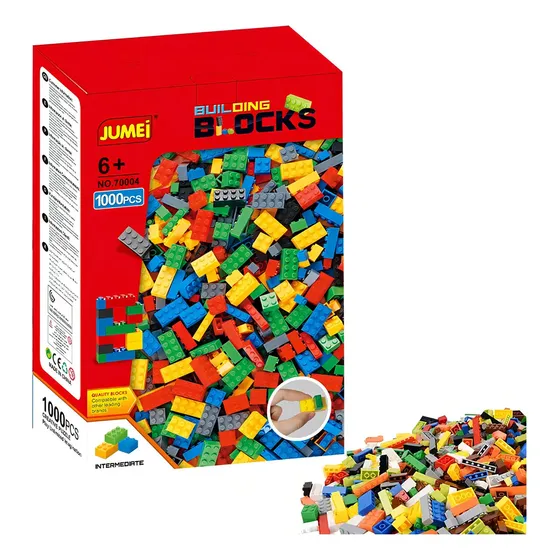 Juego de Bloques de Construcción 1000 Piezas Plástico Jumei Compatible LEGO