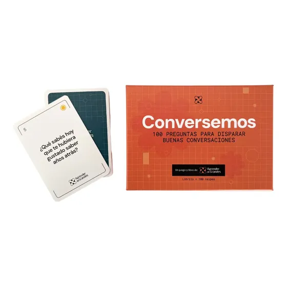 Juego De Cartas Conversemos - Aprender De Grandes