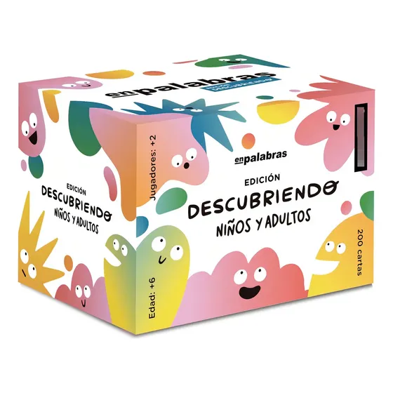 Juego de Cartas Didáctico Descubriendo Emociones En Palabras con Ruleta