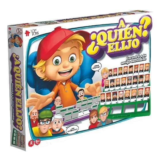 Juego de mesa ¿A quién elijo? Top Toys para niños, tablero grande 2 jugadores
