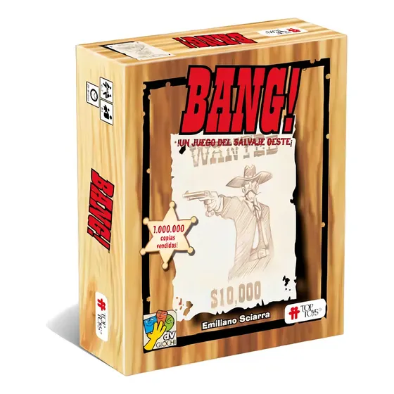 Juego De Mesa Bang! Roles Del Oeste Top Toys - Invictvs