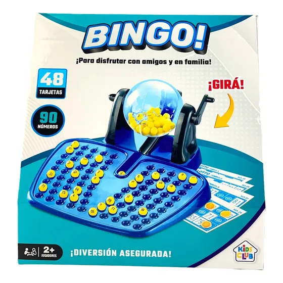 Juego de Mesa Bingo 2022 Bolillero Sebigus SG99-51106 Plástico