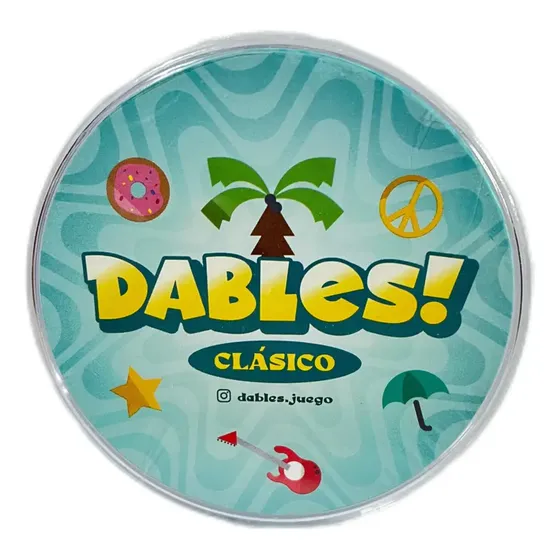 Juego de Mesa Dables Clásico Cartas Redondas Memoria Visual 2-8 Jugadores