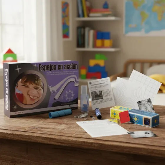 Juego De Mesa Espejos En Acción Kit De Ciencia Para Niños