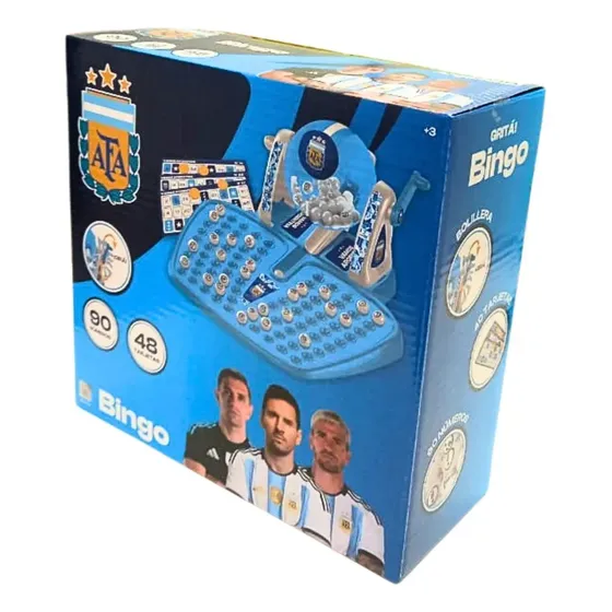 Juego De Mesa Selección Argentina Bingo Afa 90 Num 48 Tarj