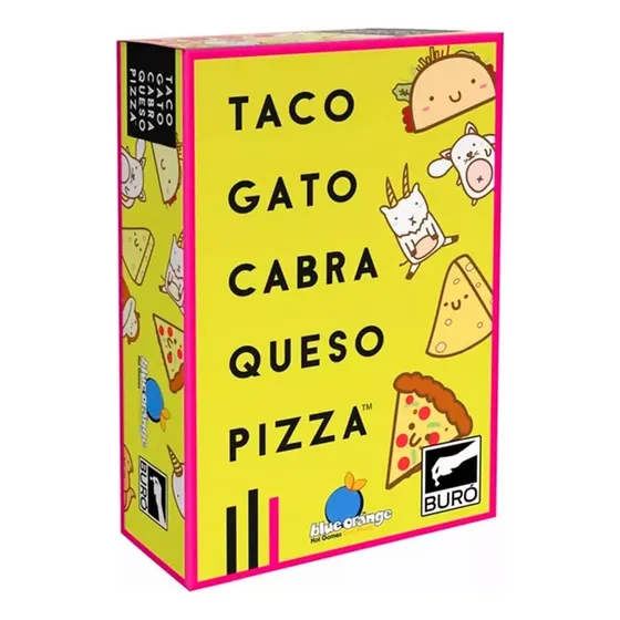 Juego de mesa Taco Gato Cabra Queso Pizza Bureau de Juegos cartas 2-8 jugadores