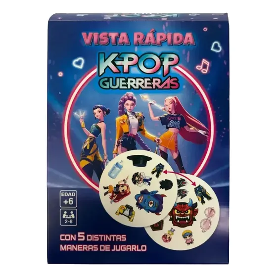 Juego De Mesa Vista Rápida Guerreras Kpop Familiar Toyco