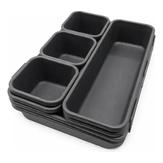 Juego De Organizadores Multiuso Para Cajones X8 Piezas