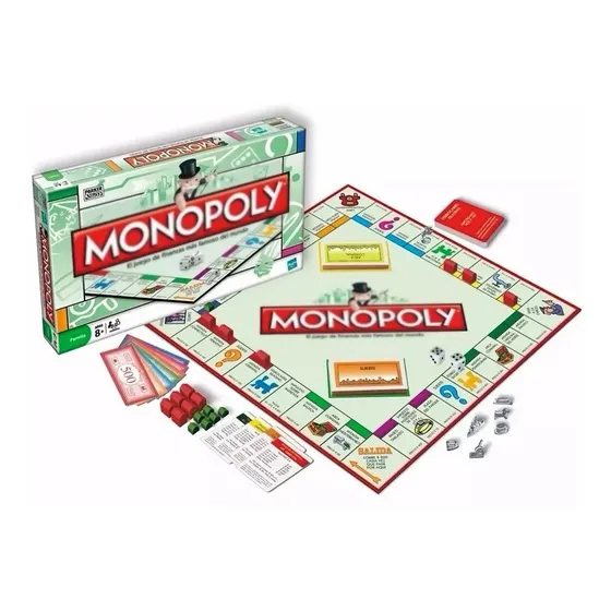 Juego Monopoly Clásico Marca ToyCo Estrategia Hasta 8 Jugadores