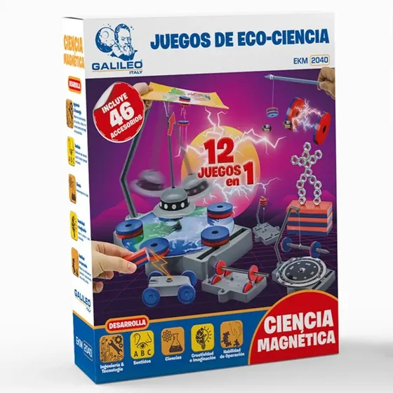 Juegos Eco Ciencia Kit Didactico Ciencia Magnetica Galileo