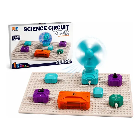 Kit Ciencia Stem Circuitos Eléctricos Ventilador Infantil