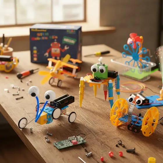 Kit De Robotica Stem Por 6 Para Construccion Juego Ciencia