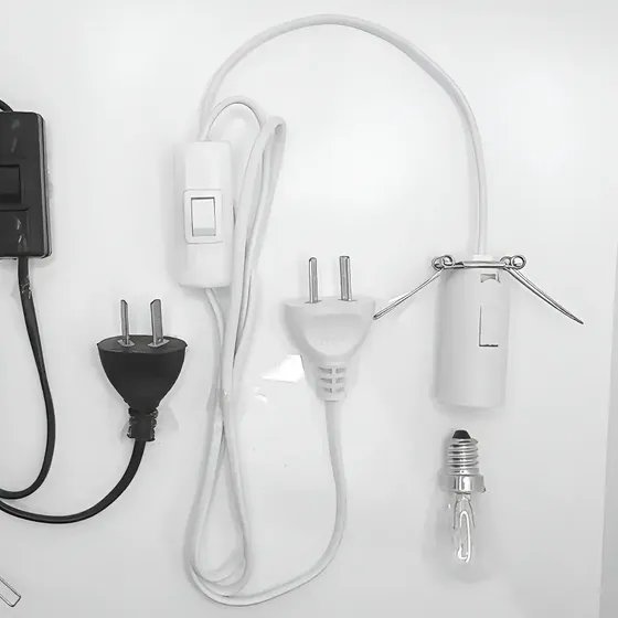 Kit Eléctrico Lamparas Y Cuencos De Sal Del Himalaya X1 Unid