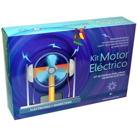 Kit Motor Eléctrico Educativo Ciencias para Experimentos Edad 8+